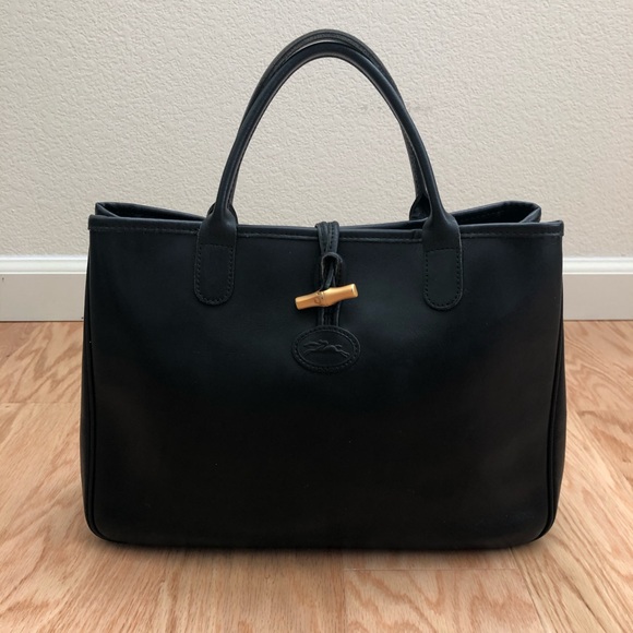 Longchamp Handbags - Authentic Longchamp Roseau Leather Tote Bag